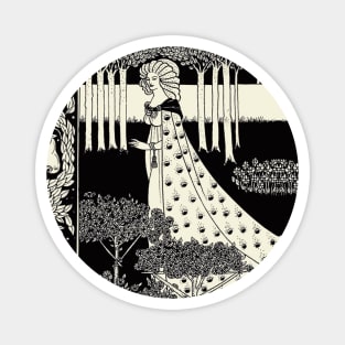 Art Nouveau Aubrey Beardsley Salome Magnet